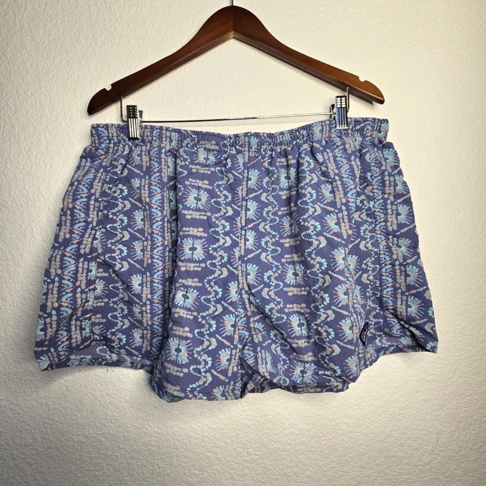 Patagonia Blue Patterned Shorts